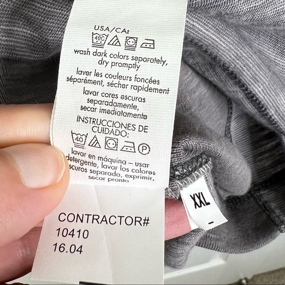 Calvin Klein Jeans Men’s Grey Crewneck Long Sleeve Tee Shirt Sz XXL - Picture 11 of 11
